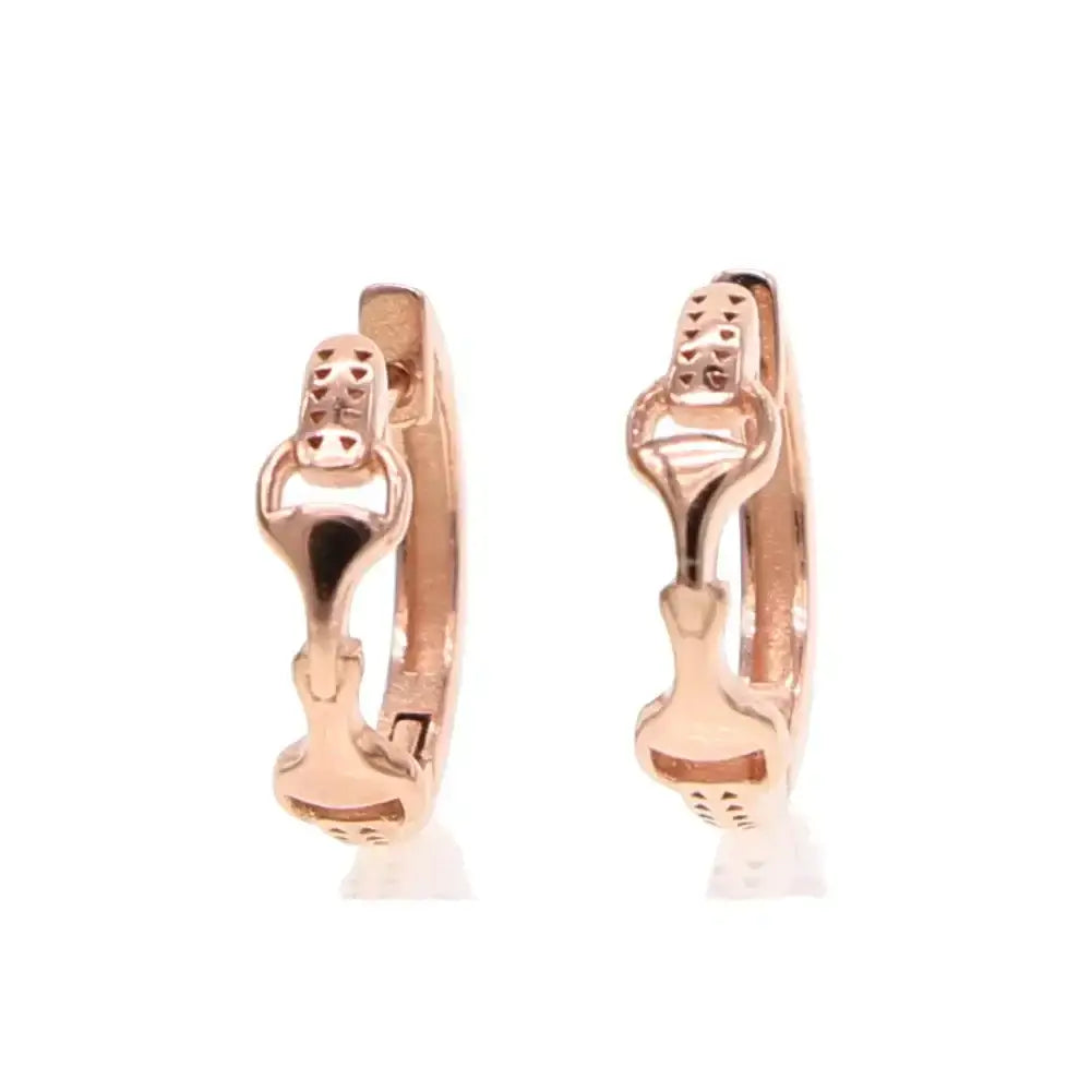Snaffle Bit Equestrian Earrings Horse Lover Jewelry 925 Sterling Silver Jewelry