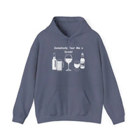 Somebody Pour Me a Drink College Hoodie Tailgate Party Apparel - S / Heather Navy - Hoodie