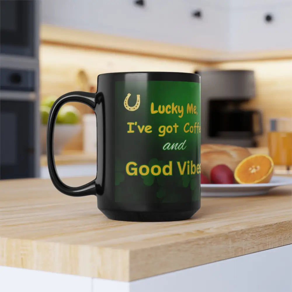St Patrick’s Day Coffee Mug Black Coffee Cup St Patrick’s Day Gifts - 15oz - Mug