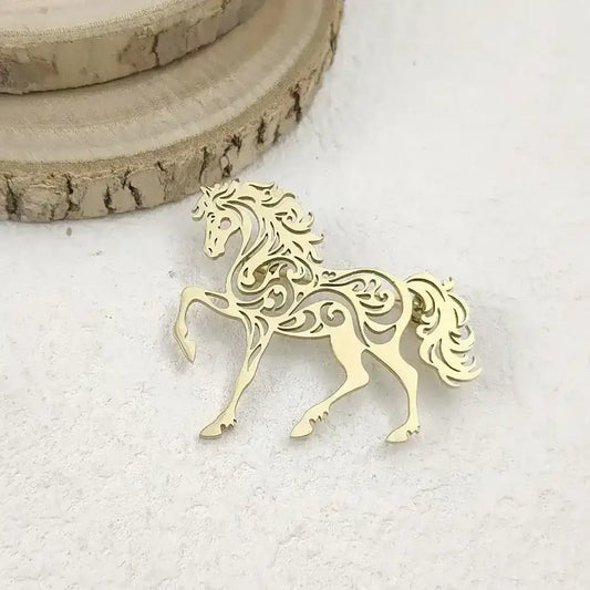 Horse Brooch, Horse Lover Gifts, Horse Jacket Accessories - The Best New Thing