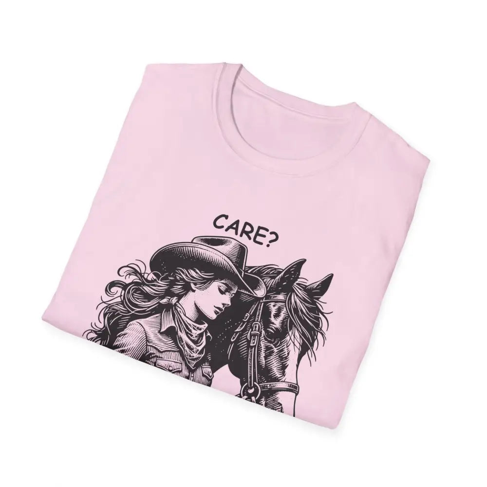 Trending Unique Gifts Horse T-Shirt - Soft Style Shirt Gift for Women Care? Nah I’m Good - T-Shirt