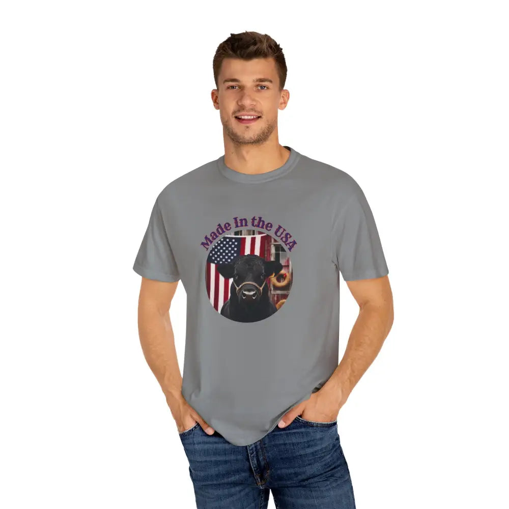 Made In The USA Rancher T Shirt Patriotic Shirts American Pride Apparel T Shirt