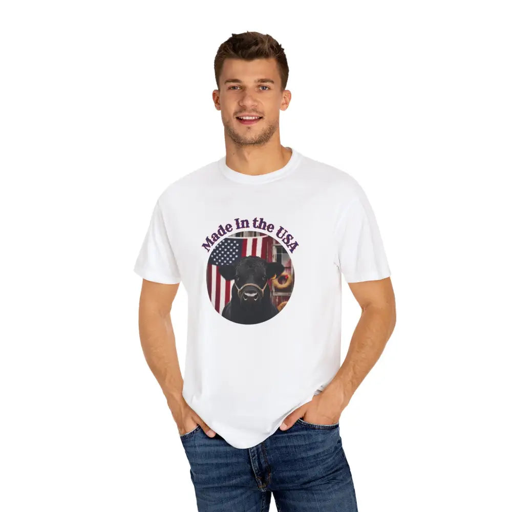 Made In The USA Rancher T Shirt Patriotic Shirts American Pride Apparel T Shirt