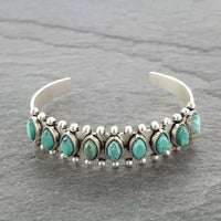 Western Turquoise Bracelet Tibet Bohemian Cuff Jewelry - The Best New Thing