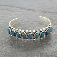 Western Turquoise Bracelet Tibet Bohemian Cuff Jewelry - The Best New Thing