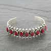 Vintage Western Turquoise Bracelet Tibet Bohemian Jewelry - RED - Jewelry