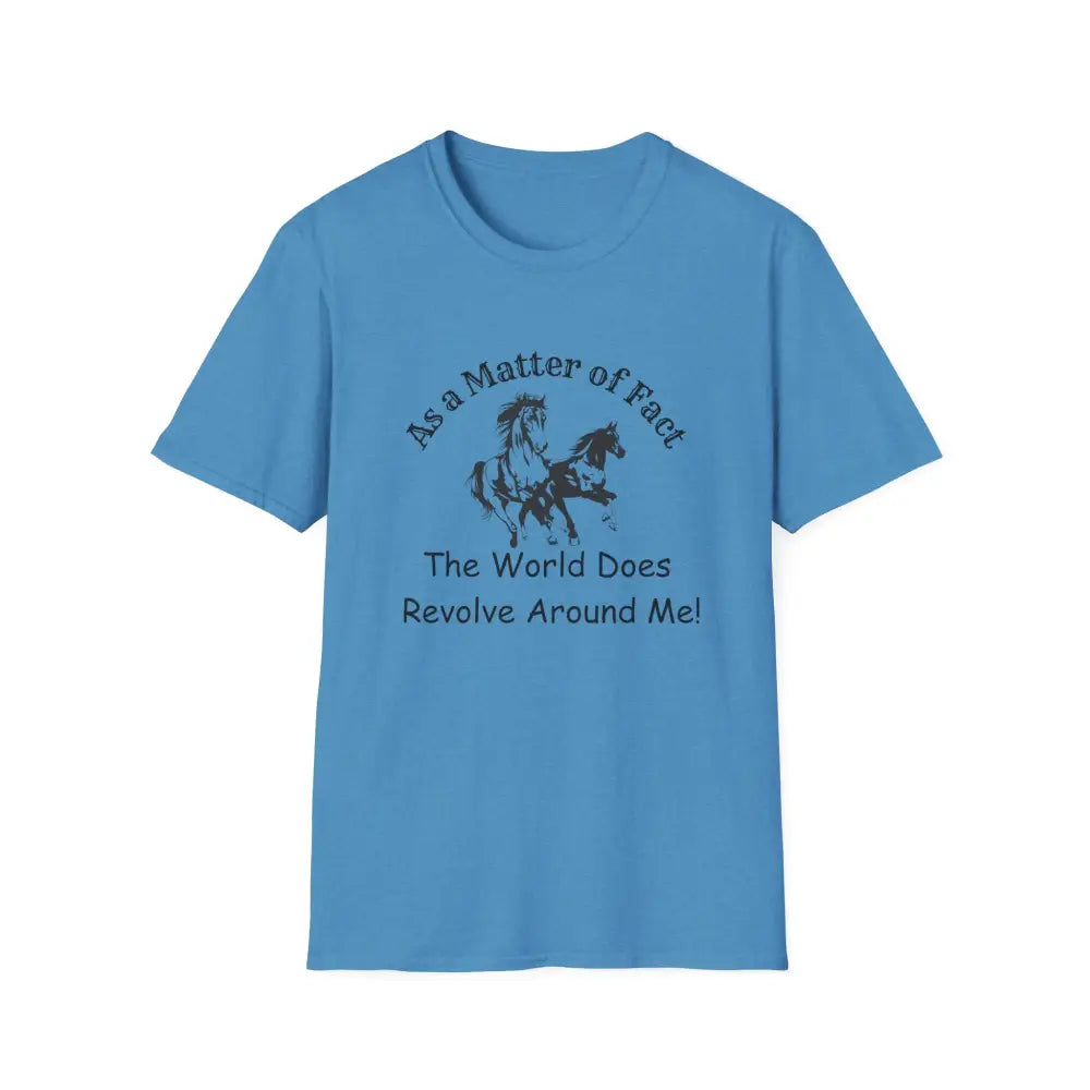 Western Apparel Horse T-Shirt Country Lifestyle Unisex T-Shirt - S / Heather Sapphire - T-Shirt
