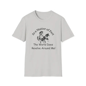 Western Apparel Horse T-Shirt Country Lifestyle Unisex T-Shirt - S / Ice Grey - T-Shirt