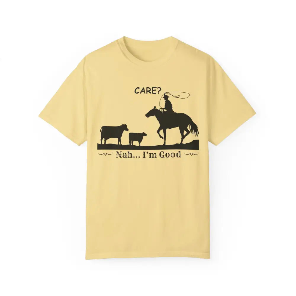 Western Rodeo T-Shirt Western Attire Roping Shirt for Men - Butter / S - T-Shirt