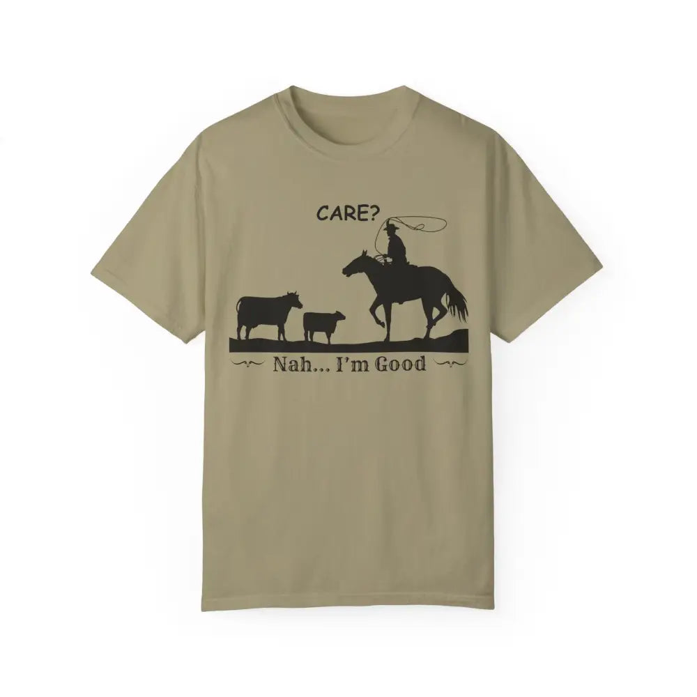 Western Rodeo T-Shirt Western Attire Roping Shirt for Men - Khaki / S - T-Shirt