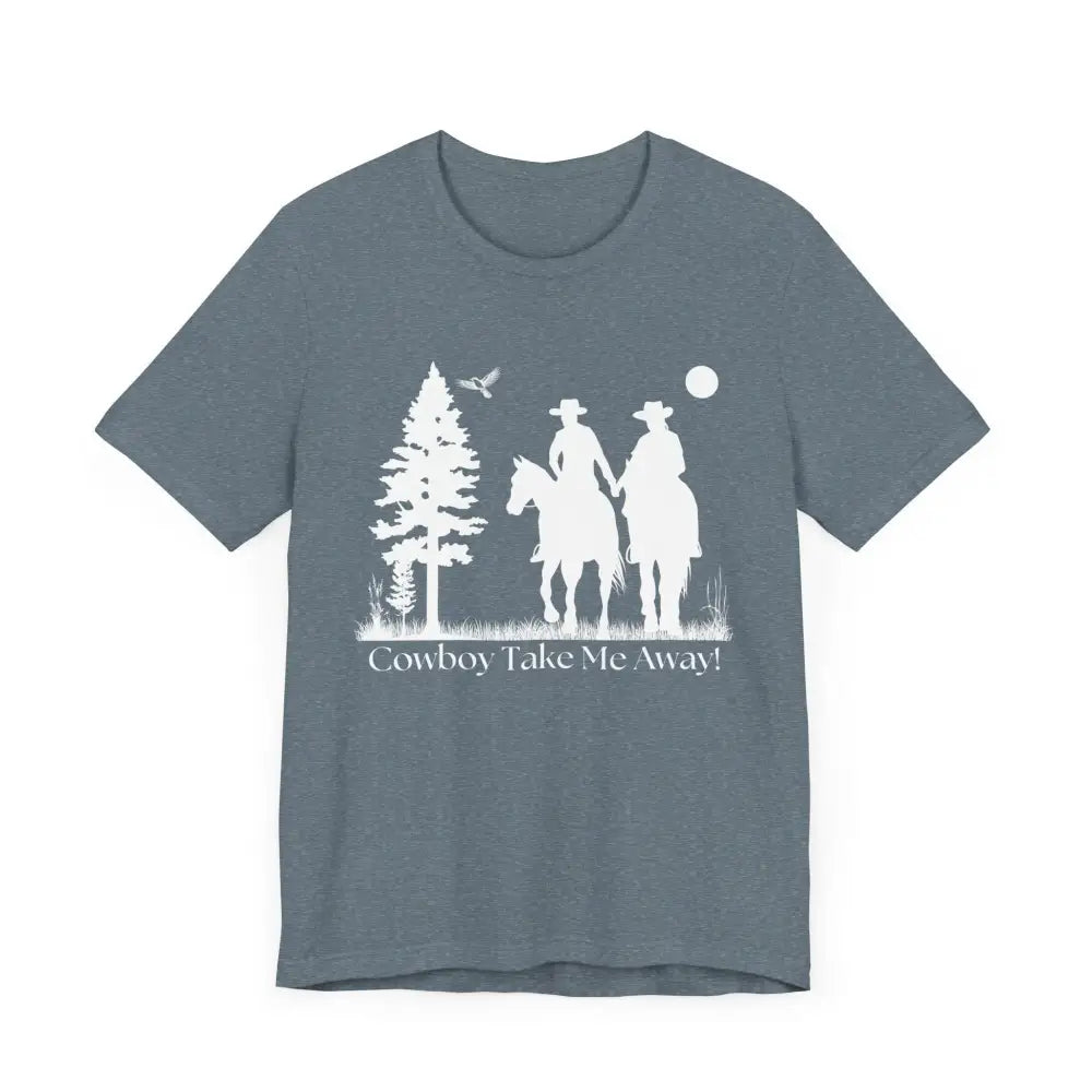 Western T-Shirt Couples Tee Country Style Women Short Sleeve Shirt Horse Lover Shirt - T-Shirt