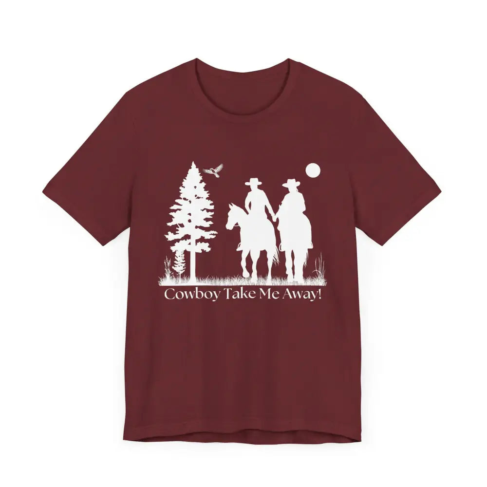 Western T-Shirt Couples Tee Country Style Women Short Sleeve Shirt Horse Lover Shirt - T-Shirt