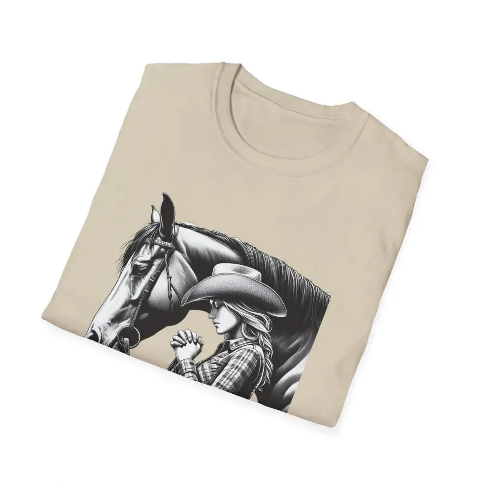 Western Women’s Prayer T-Shirt Equestrian Cowgirl Fashion Gift Country Girl Apparel - T-Shirt