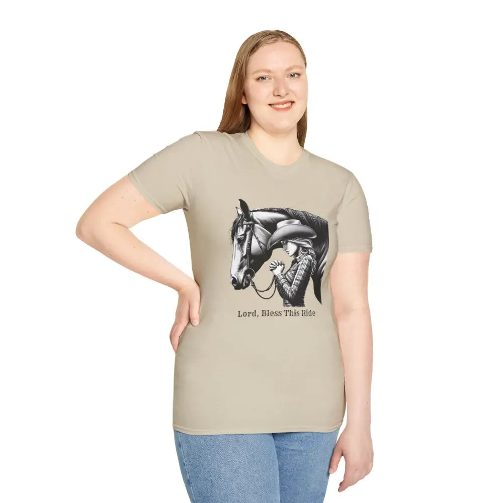 Western Women’s Prayer T-Shirt Equestrian Cowgirl Fashion Gift Country Girl Apparel - T-Shirt