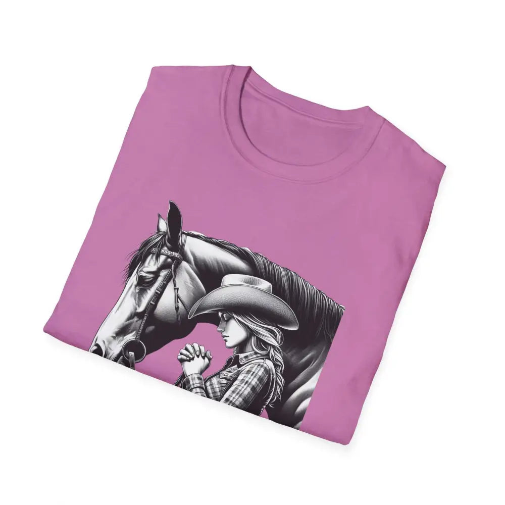 Western Women’s Prayer T-Shirt Equestrian Cowgirl Fashion Gift Country Girl Apparel - T-Shirt