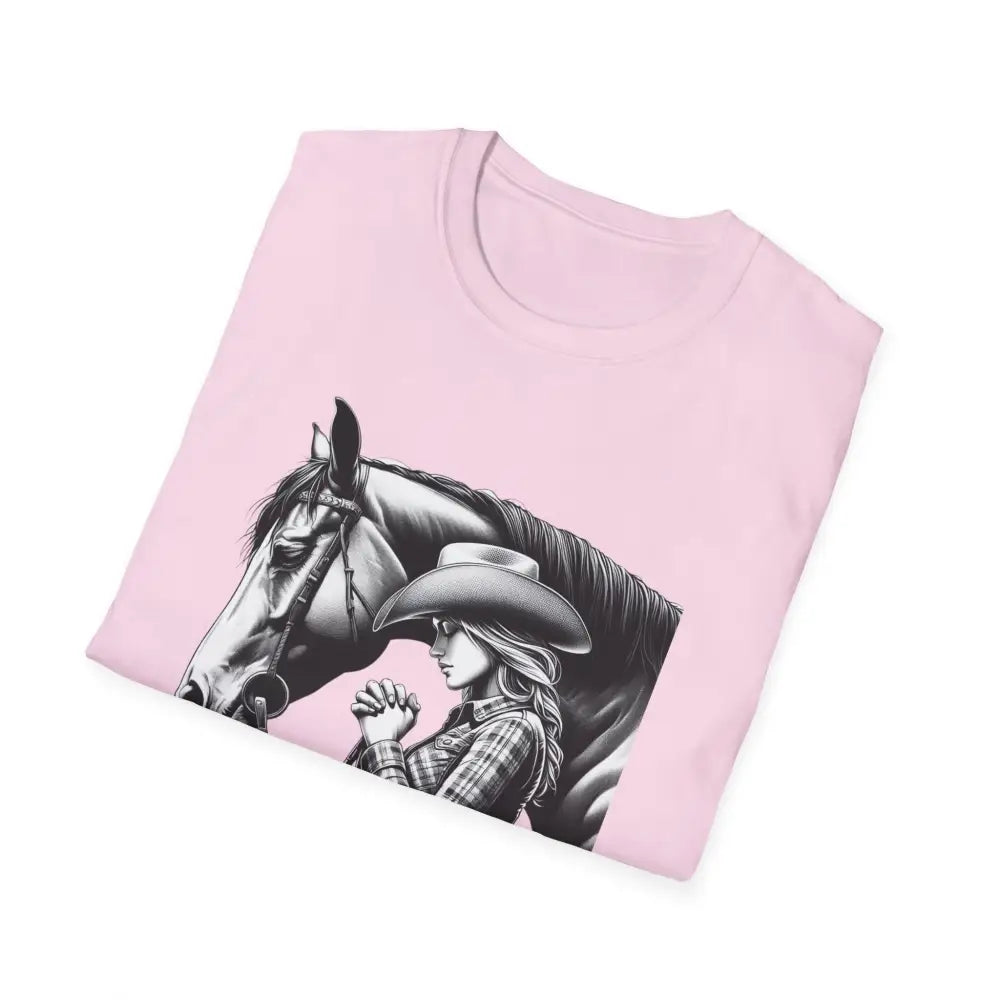Western Women’s Prayer T-Shirt Equestrian Cowgirl Fashion Gift Country Girl Apparel - T-Shirt