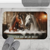 Whimsical Horse Bathmat, Farmhouse Bathroom Decor - The Best New Thing