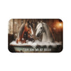 Whimsical Horse Bath Mat with Bubbles - Perfect for Horse Lovers Farmhouse Bathroom Decor - 34’’ × 21’’ - Home Decor