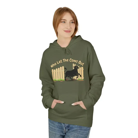 Who Let the Cows Out Farm Hoodie Rancher Apparel Family Gift Ideas - Hoodie