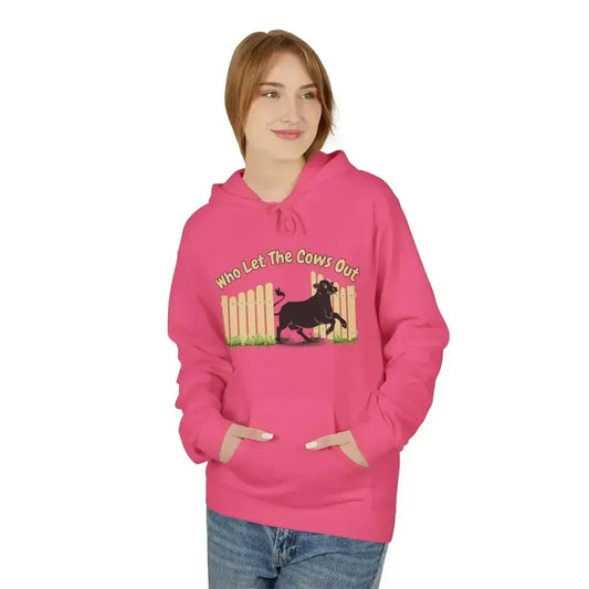 Farm Hoodie, Who Let the Cows Out, Rancher Apparel, Family Gift Ideas - The Best New Thing