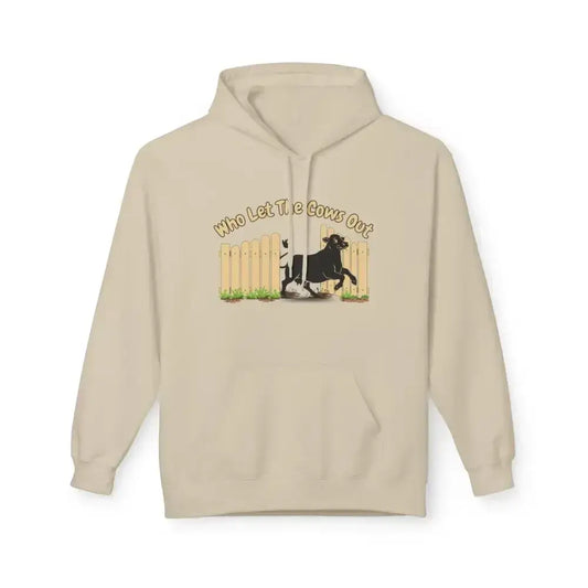 Farm Hoodie, Who Let the Cows Out, Rancher Apparel, Family Gift Ideas - The Best New Thing
