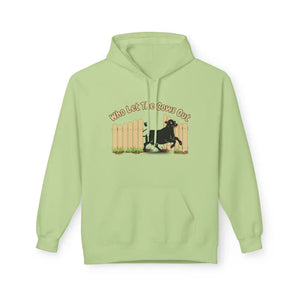 Who Let the Cows Out Farm Hoodie Rancher Apparel Family Gift Ideas - S / Pistachio - Hoodie