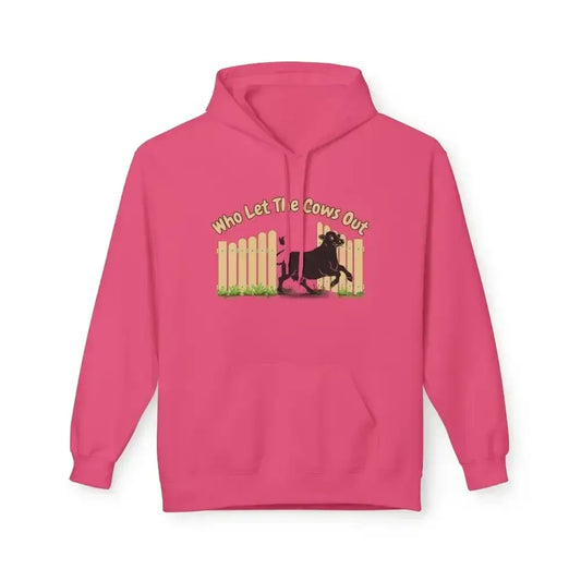 Farm Hoodie, Who Let the Cows Out, Rancher Apparel, Family Gift Ideas - The Best New Thing