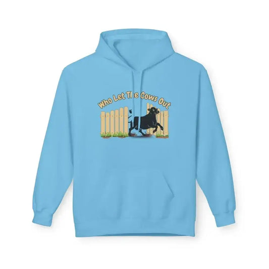 Farm Hoodie, Who Let the Cows Out, Rancher Apparel, Family Gift Ideas - The Best New Thing