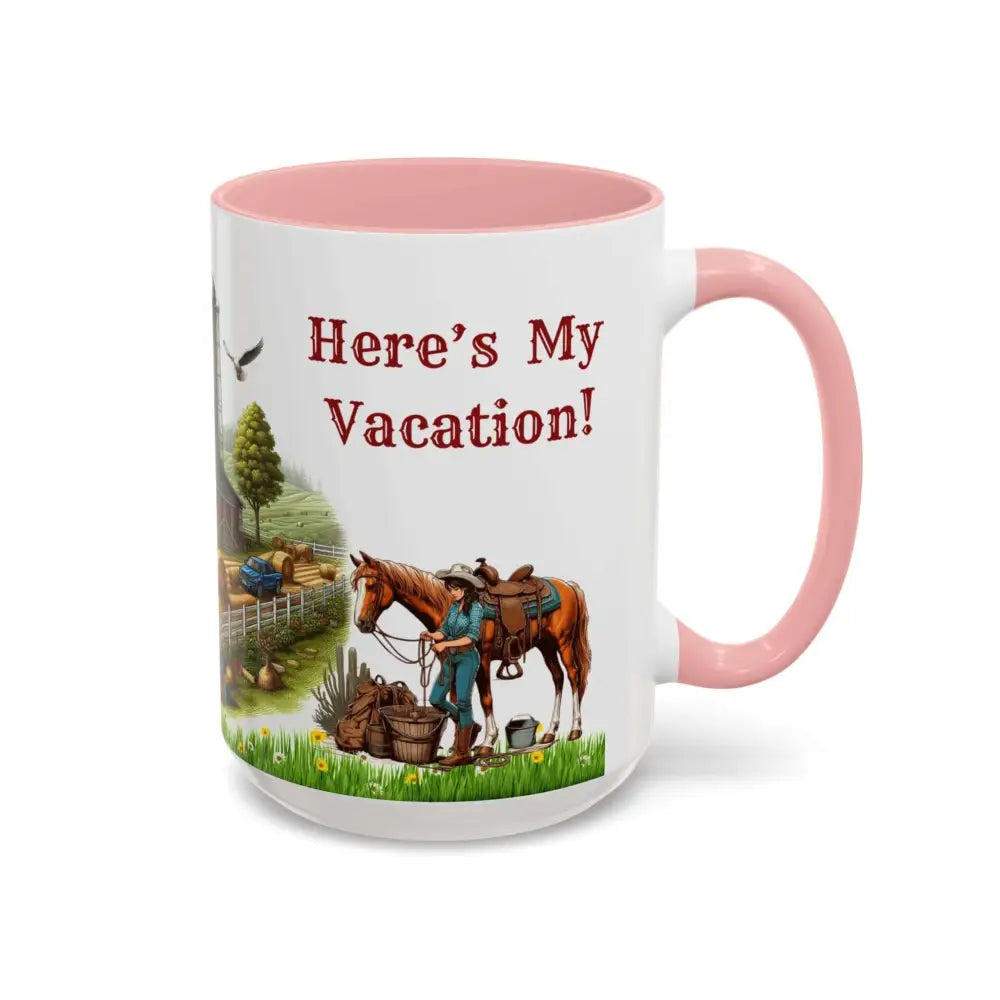 Working Farmer Coffee Mug Here’s My Vacation Mugs