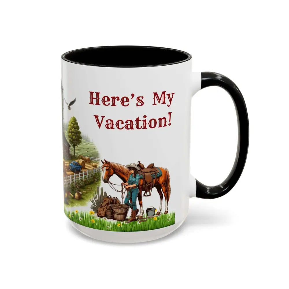Working Farmer Coffee Mug Here’s My Vacation Mugs