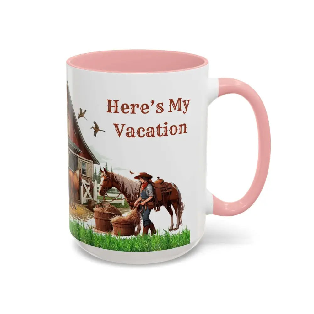 Working Rancher and Cowgirl No Vacation Coffee Mug Mug