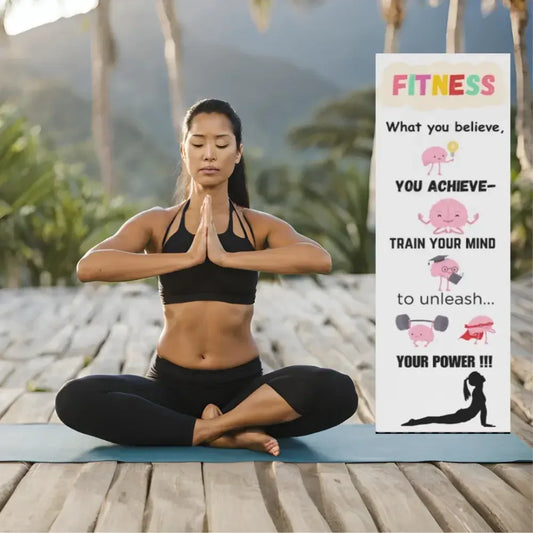 Yoga Mat, Pilates Mat, Fitness Mat, Train Your Brain Workout Mat - The Best New Thing