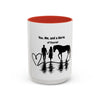 You Me and a Horse of Course Mug Coffee Mug 15 0z Coffee Cup - 15oz / Red - Mugs