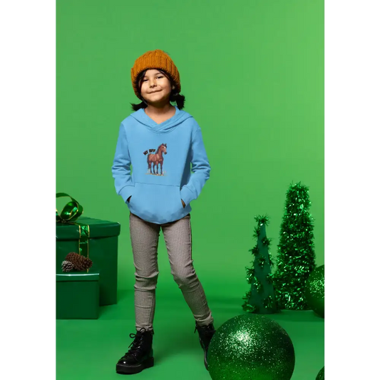 Youth Horse Lover Hoodie Cozy Sweatshirt for Kids Perfect Gift for Animal Lover Apparel - Kids clothes