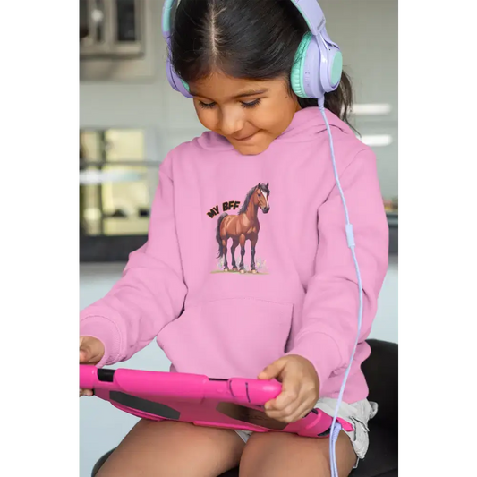 Youth Horse Lover Hoodie Cozy Sweatshirt for Kids Perfect Gift for Animal Lover Apparel - Kids clothes