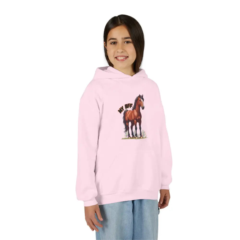 Youth Horse Lover Hoodie Cozy Sweatshirt for Kids Perfect Gift for Animal Lover Apparel Kids clothes