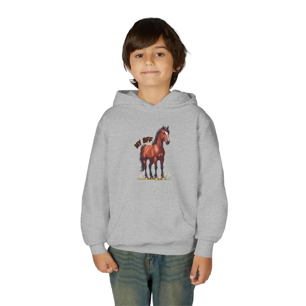Youth Horse Lover Hoodie Cozy Sweatshirt for Kids Perfect Gift for Animal Lover Apparel Kids clothes
